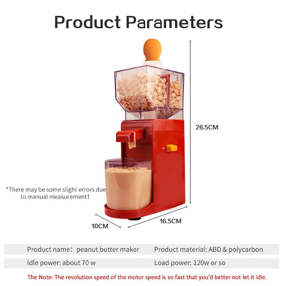 500ML Peanut Butter, Almonds Maszyna do masła orzechowego Elektryczny mechanizm szlifowania Procesor żywności do ekspresu do kawy Młynek do kawy Masło nerkowca, 220V