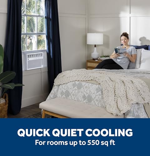 image for GE Window Air Conditioner 12,000 BTU for Rooms up to 550 sq ft., Wi-Fi