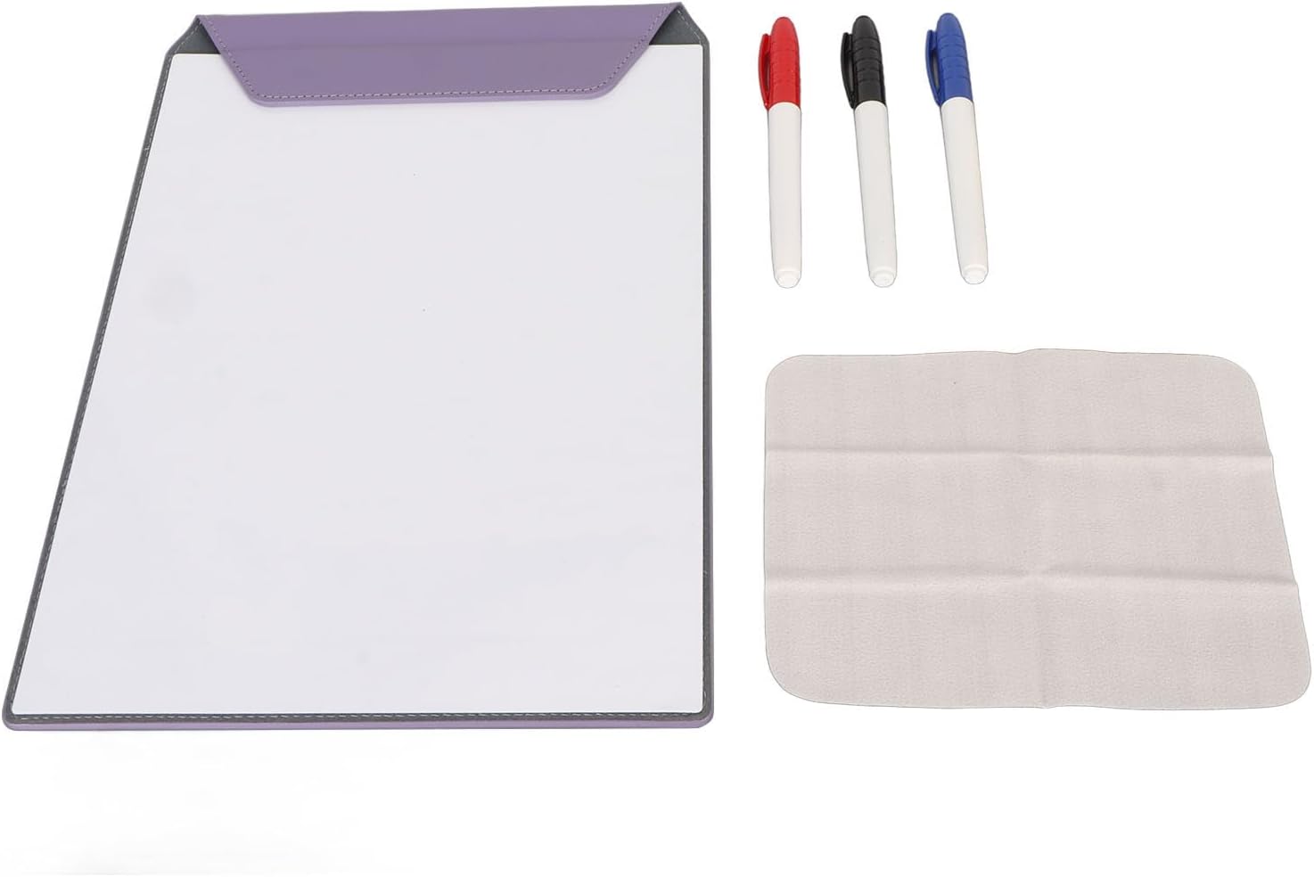 Mini Magnetic Whiteboard Compact and Portable for Meetings and Home Use A4 Size with 3 Pens and Cleaning Cloth