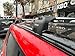 Roof Rack Cross Bar for Kia Soul 2020->Black | Car Roof Top Rail Tie Bars 175 Lbs Load Capacity Adjustable Anti Theft Key Locking | Flush Roof Rail