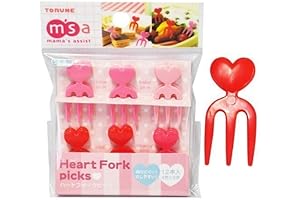 Kawaii Heart Food Picks