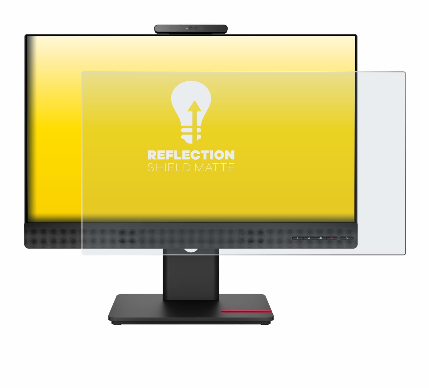 upscreen Pellicola Protettiva per Lenovo ThinkCentre TIO24 Gen 6 | , Opaca Protezione Schermo Made in Germany, Anti-Riflesso Anti-Impronte Mounting Kit