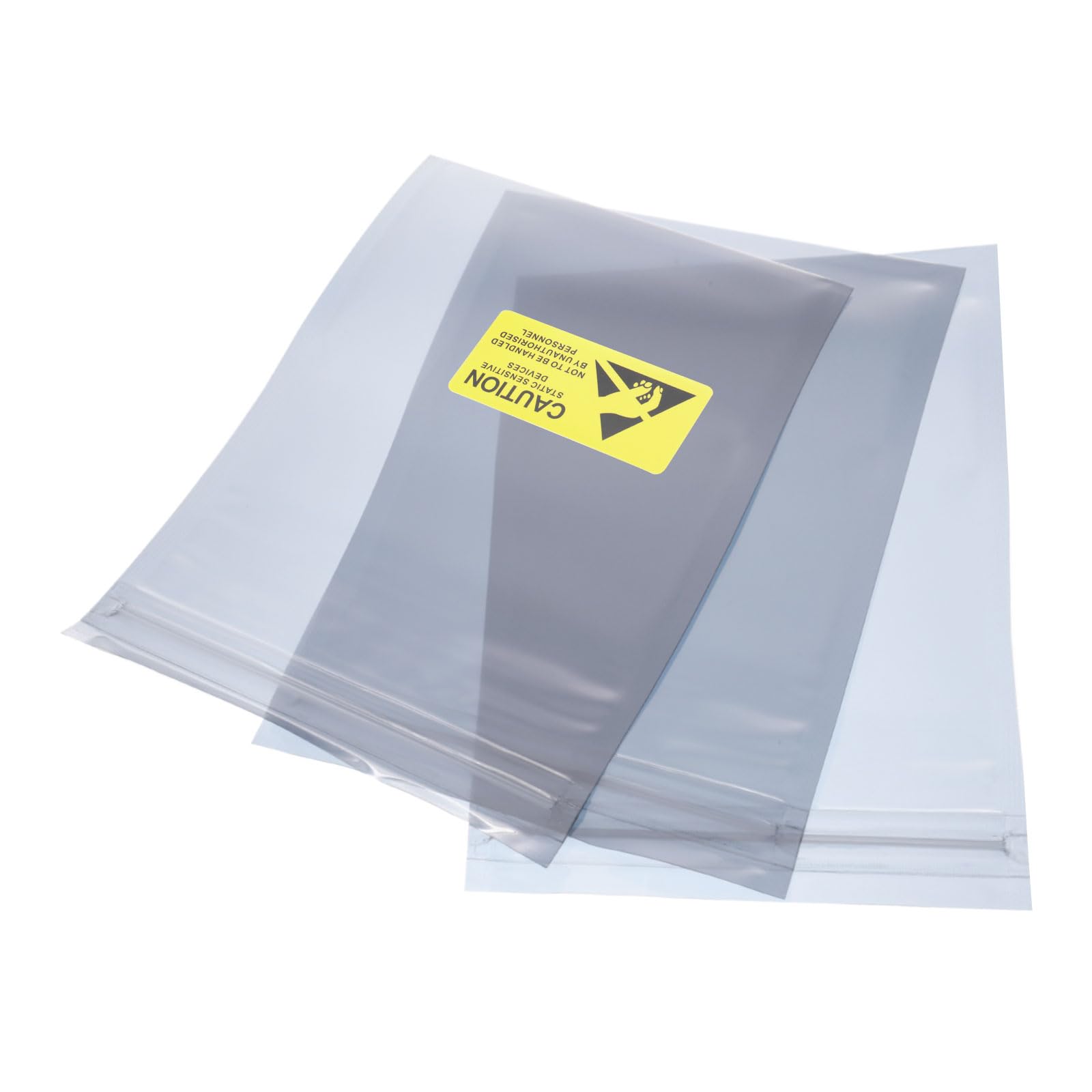 MECCANIXITY Anti Static Bags Shielding Bag 50pcs 4x6.3inch(10x16cm) Resealable with Labels for Hard Drive HDD SSD PCB Board