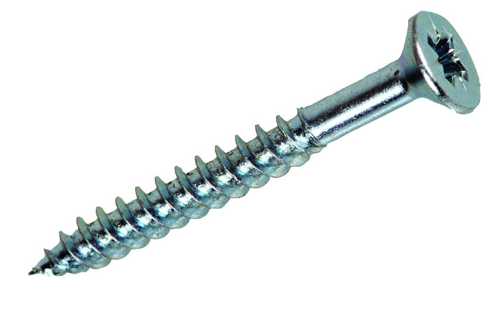 Twinthread Pozi Screws 6 X 3/4" (Pk200), Fastener Plating Bright Zinc, Appliversal - Twinthread Pozi Screws, Screw Head Style Flat/Countersunk Head Pozidriv, Screw Length 19mm, Thread Size - Imperia