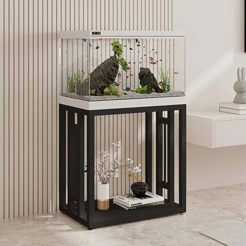 Aquarium Stand 20-100 Gallon - Heavy Duty Fish Tank Stand Non-Slip Feet, Ultra Sturdy Fish Tank Storage Base with Shelf for Home Office(100*40*70cm)