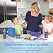 Bentgo Kids Stainless Steel Leak-Resistant Lunch Box - 3-Compartments with Bonus Silicone Container, Durable, Eco-Friendly, Dishwasher Safe, BPA-Free, Ideal for School, Ages 3+ (Blue)