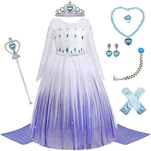 Mädchen Prinzessin Kleid, CoatCool 9-teiliges Kinder Kostüme für...
