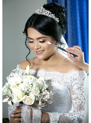 COCIDE Tiara Crystal Crowns Rhinestone Crown Bride Bridal Wedding Birthday Party for Women