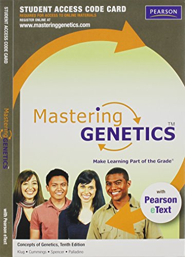 Mastering Genetics with Pearson eText -- Standa... 0321751019 Book Cover