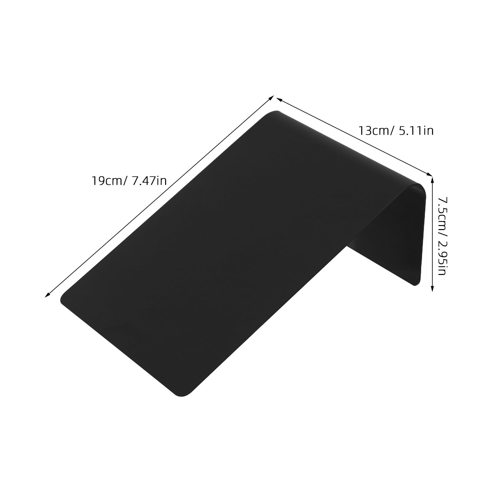 Operitacx 2 pizarras magnéticas de mesa - 19 x 13 cm (7,5 x 5,1 pulgadas) Pizarra metálica de borrado en seco para menús, de mensajes para tiendas, restaurantes y decoración del hogar