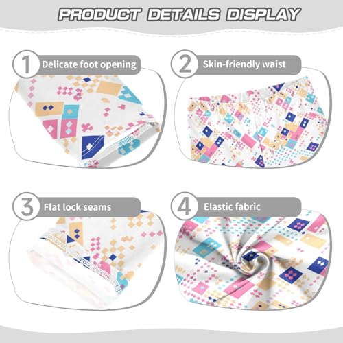 Abstract Kids Girl's Legging Stretch Full Length Dance Pants Sports3