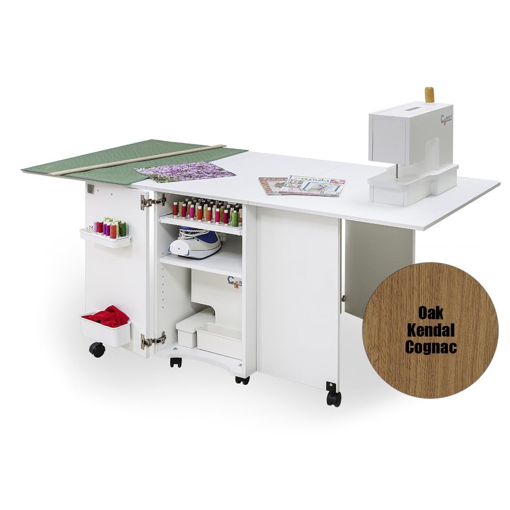 Comfort 9 | Table pour machine à coudre | (Oak Kendal Cognac)