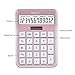 Comix Calculator 12 Digits, Calculator for Office/Home/School,C-8S (Rose Gold)