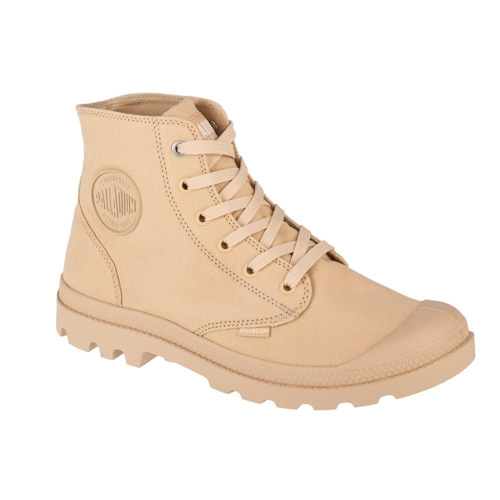 Palladium Beige Desert Mono Chrome Boots - Female - Lace-Up Boots - 3 Uk - Shoes
