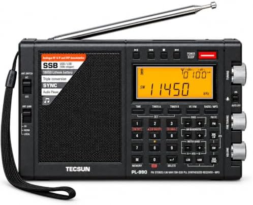 Tecsun PL990 Digital Worldband AM/FM Shortwave Longwave Radio wit...