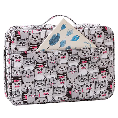Image of Portable Colored Pencil Case Holds 480 Slots Pencils or 320 to 328 Gel Pens Large Capacity Pencil Organizer with Handle Strap Handy for Colored Pencils & Gel Pen