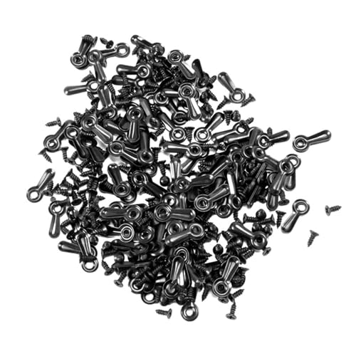 Image of Picture Frame Backing Clips 500 Picture Turn Button Fasteners Photo Frame Hardware with 500 Screws for Hanging Photos, Pictures, Drawings