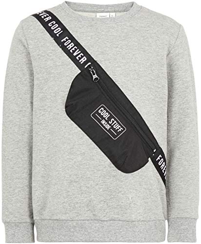 Preisvergleich Produktbild NAME IT Jungen Sweatshirt NMMNABAG LS Light Sweat BRU weiß 104