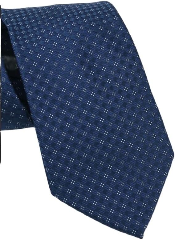 Men's Business Formal Suit Tie Yarn Dyed Hand Tied Polyester