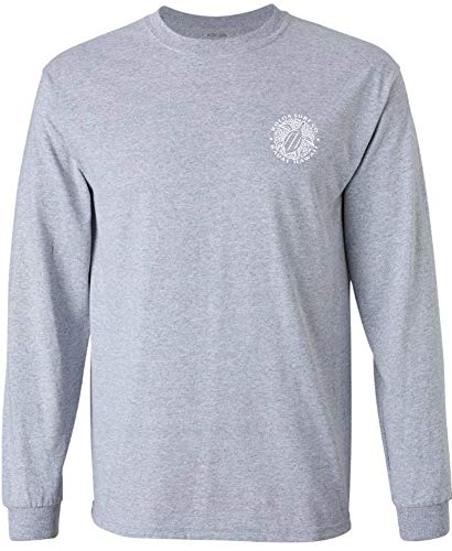 Koloa Surf Hawaiian Turtle Logo Long Sleeve Tee-M-Athletic.Heather/w
