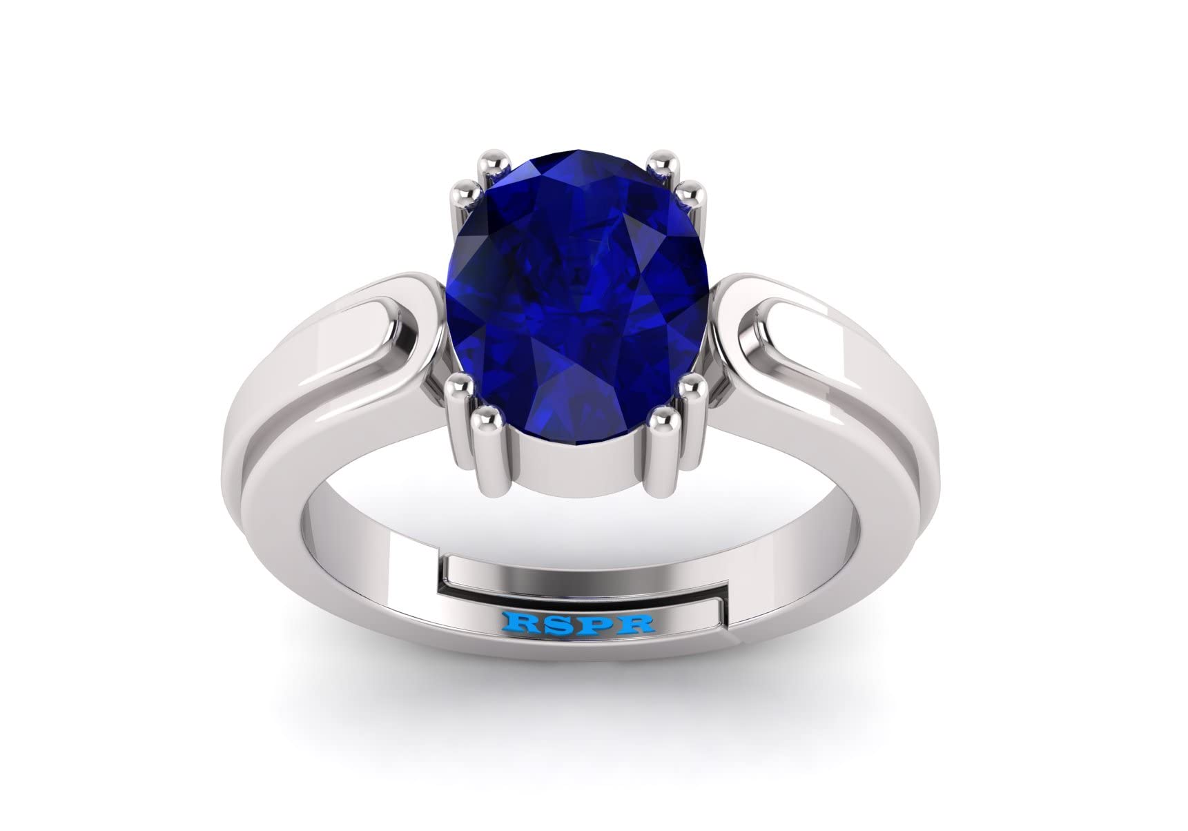 TODANI JEMS 11.25 Ratti 10.72 Carat Neelam Ring Blue Sapphire Adjustable Ring for Men & Women (B09P67C2BF) Amazon Price History, Amazon Price Tracker