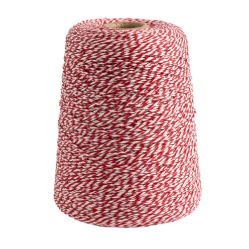 Image of Knit Picks Dishie Red Worsted Weight 100% Cotton Yarn for Dishcloths | 400g cone of soft twist colored knitting yarn in Fiesta Red Twist color for crocheting, machine washable.