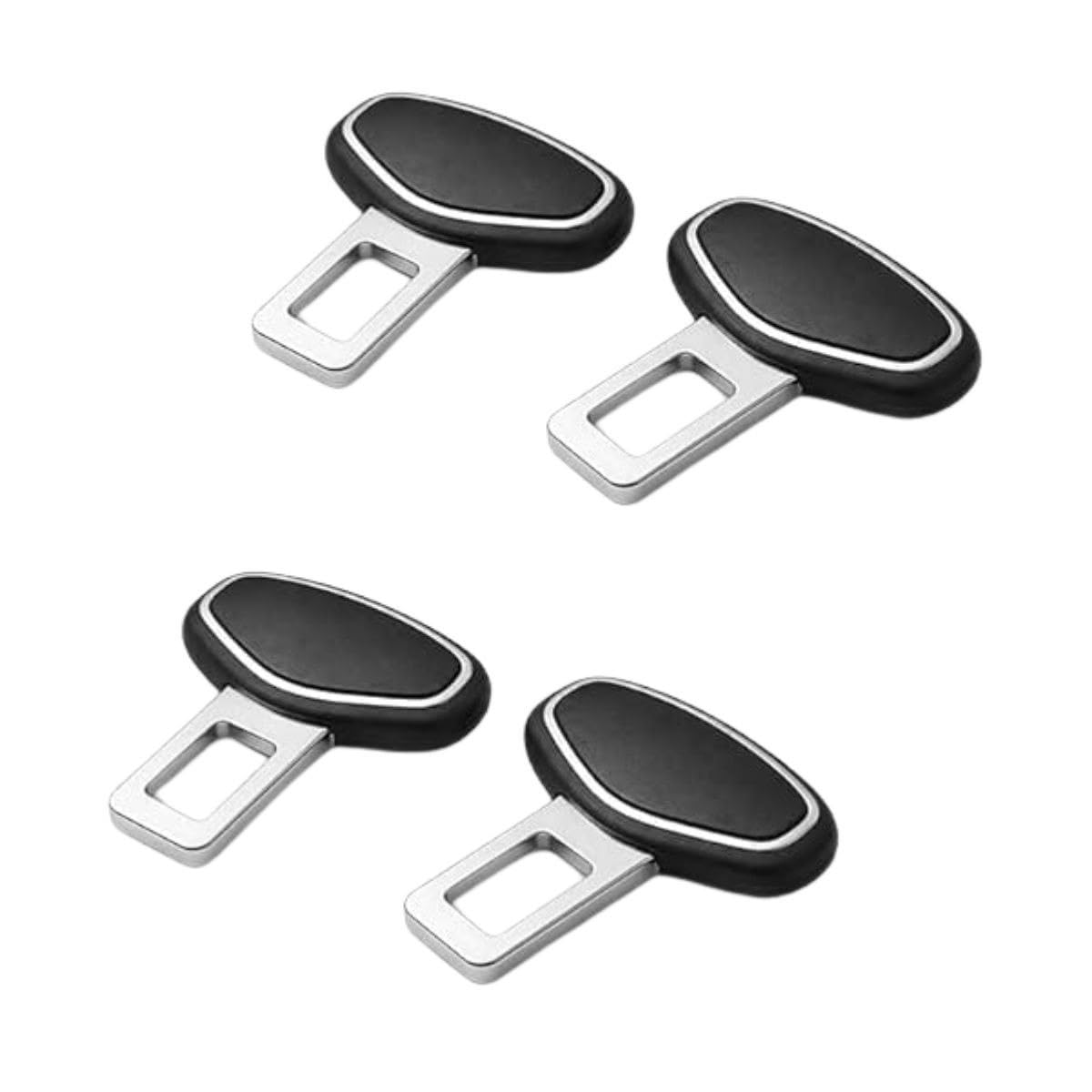 universal pack of the car seat headrest double hooks to the leather car back seat headrest hooks for the safe and comfortable for the adults driving. (4 clips)