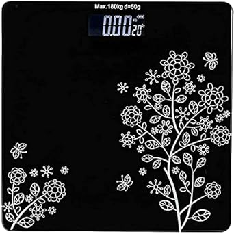 MDV CEEJAY Electronic Thick Tempered Glass and LCD Display Digital Personal Bathroom Health Body Weighing Scales for Human Body (Round-Shape)