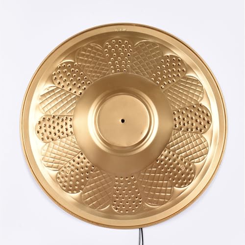 Image of BENE Altos Stainless Steel Indoor Modern Wall Lamp, E-27 Base Wall Light for Home Decor, Kitchen, Living Room, Bedroom, 36 cm (Gold, Pack of 2)