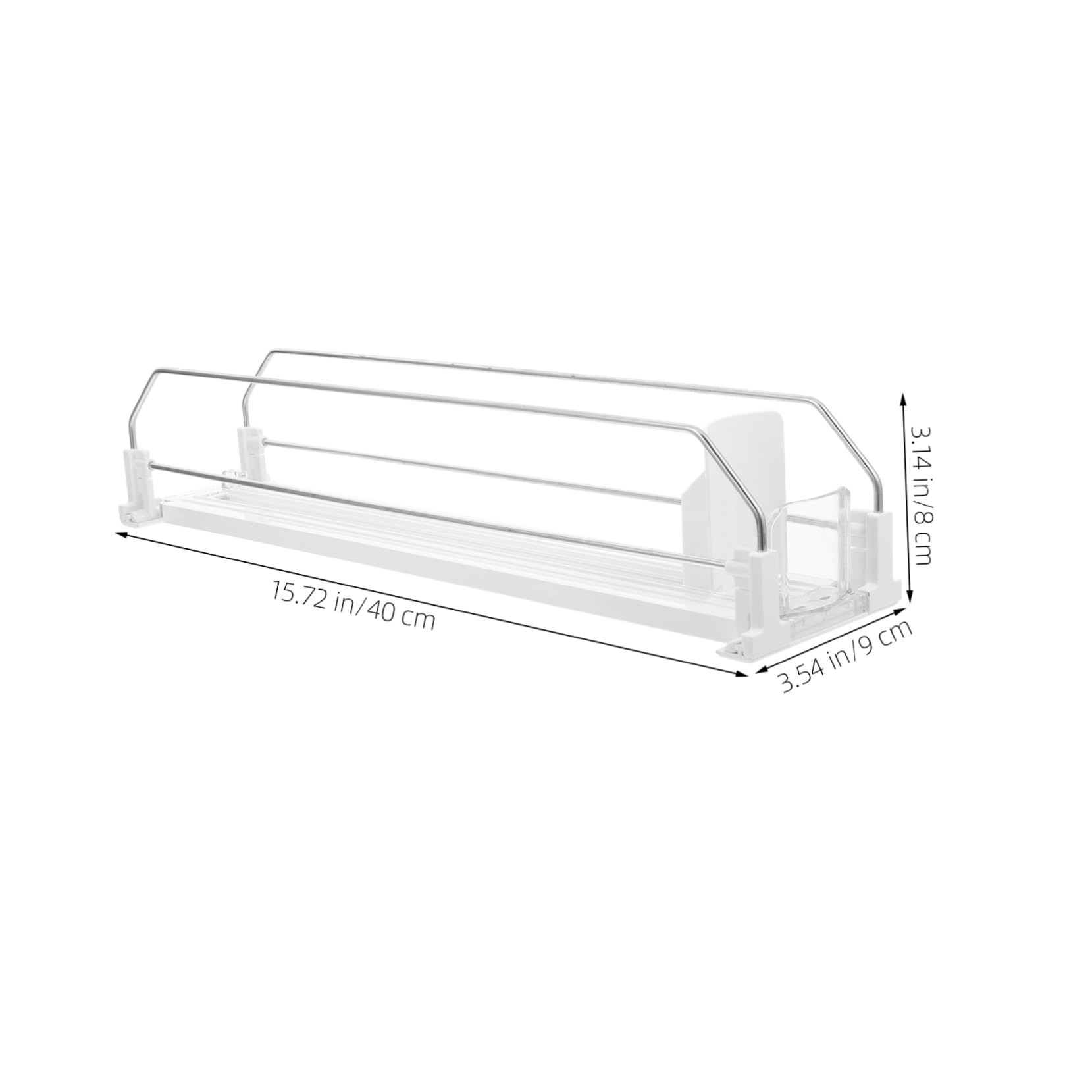 NAMOARLY Beverage Storage Box Refrigerator Can Organizer Touchless Glide Fridge Drink Dispenser for Easy Access Modern Design