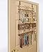 Longstem Hanging Jewelry Organizer #7100 in Bronze Over the Door/Wall Holds Over 300 Pieces All in One Jewelry Storage for Earrings Necklace Bracelet and Watches