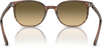 Amazon.co.jp: Ray-Ban RB2197F ELLIOT Sunglasses, STRIPED BROWN