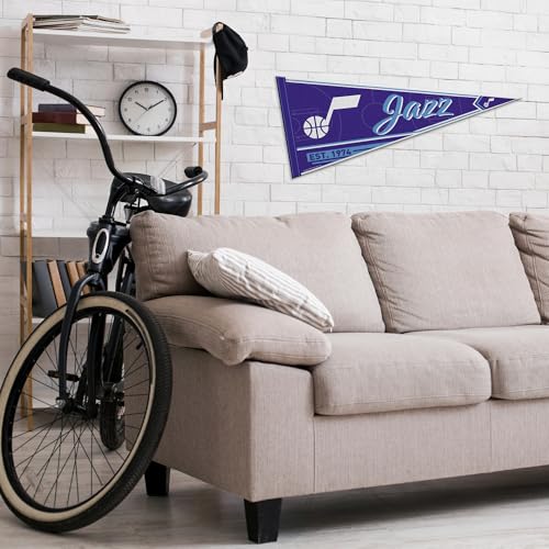 Image of Rico Industries NBA Basketball 12 inch x 30 inch Felt Wall Decor Pennant - Great for Home /Bed Room /Man Cave Decor