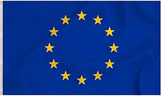 Storm&Lighthouse EU Flag European Union Flags 5ft x 3ft with Eyelets