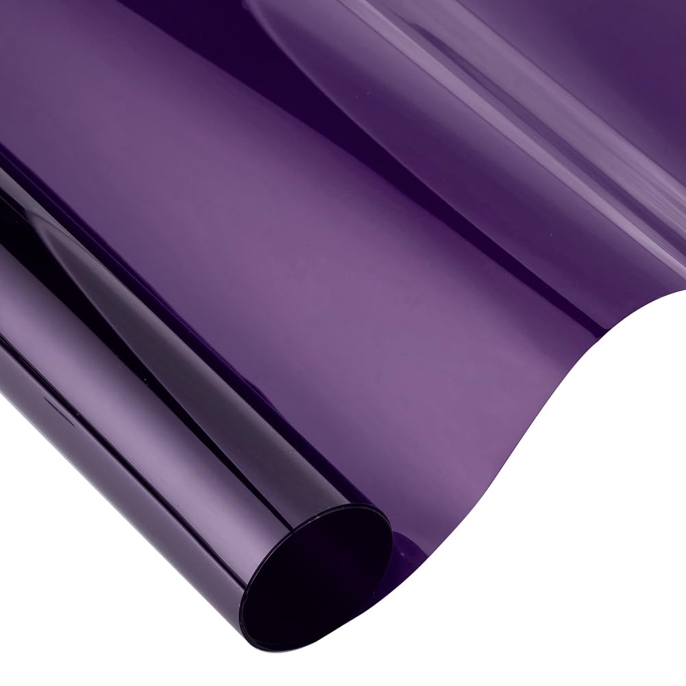 Film pour fenêtre anti surchauffe vitre isolant violet Blueshyhall