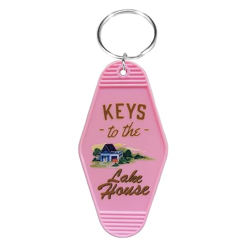 Keys to The Lake House Keychain – Retro Style Plastic