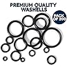 200pcs Rubber O-Ring Seal Assortment Kit – Nitrile Gasket Washers for Plumbing, Mixer Taps, Seal Repair, Rubber Spacer Rings, Assorted Sizes for Home and Industrial Use #2