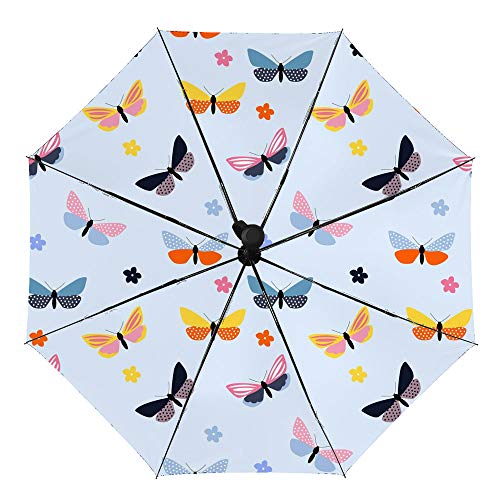 Parapluie pliant automatique anti-UV pour affronter la pluie en ville