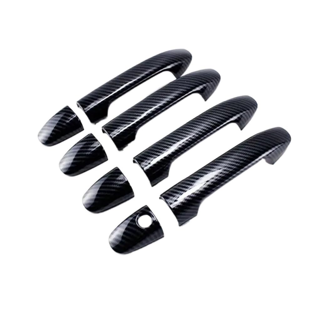 Mlhoghigd Carbon Handle Door Handle For Benz For Vito For W447 For V-Class 2014-2020 Car Door Handle Cover Styling Accessories