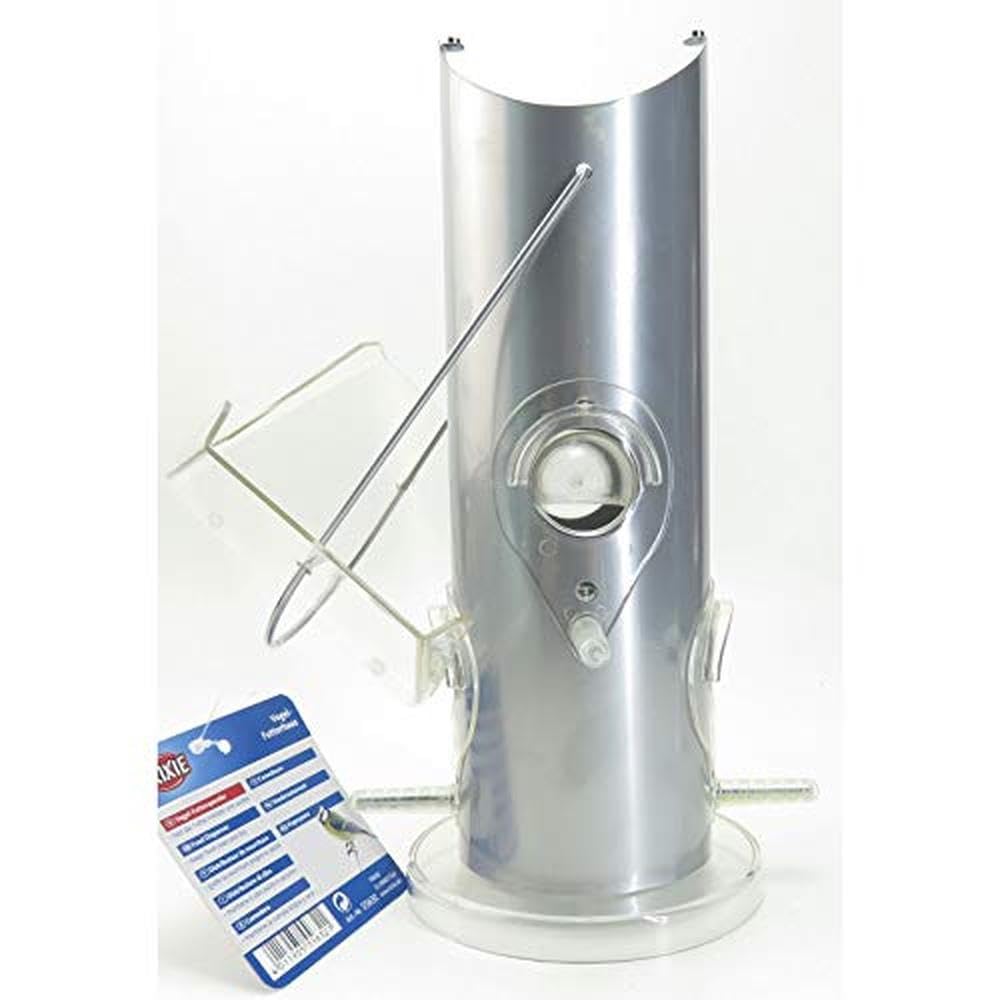 Trixie 55632 Futterspender, 800 ml/25 cm, Silber (Packung mit 4)