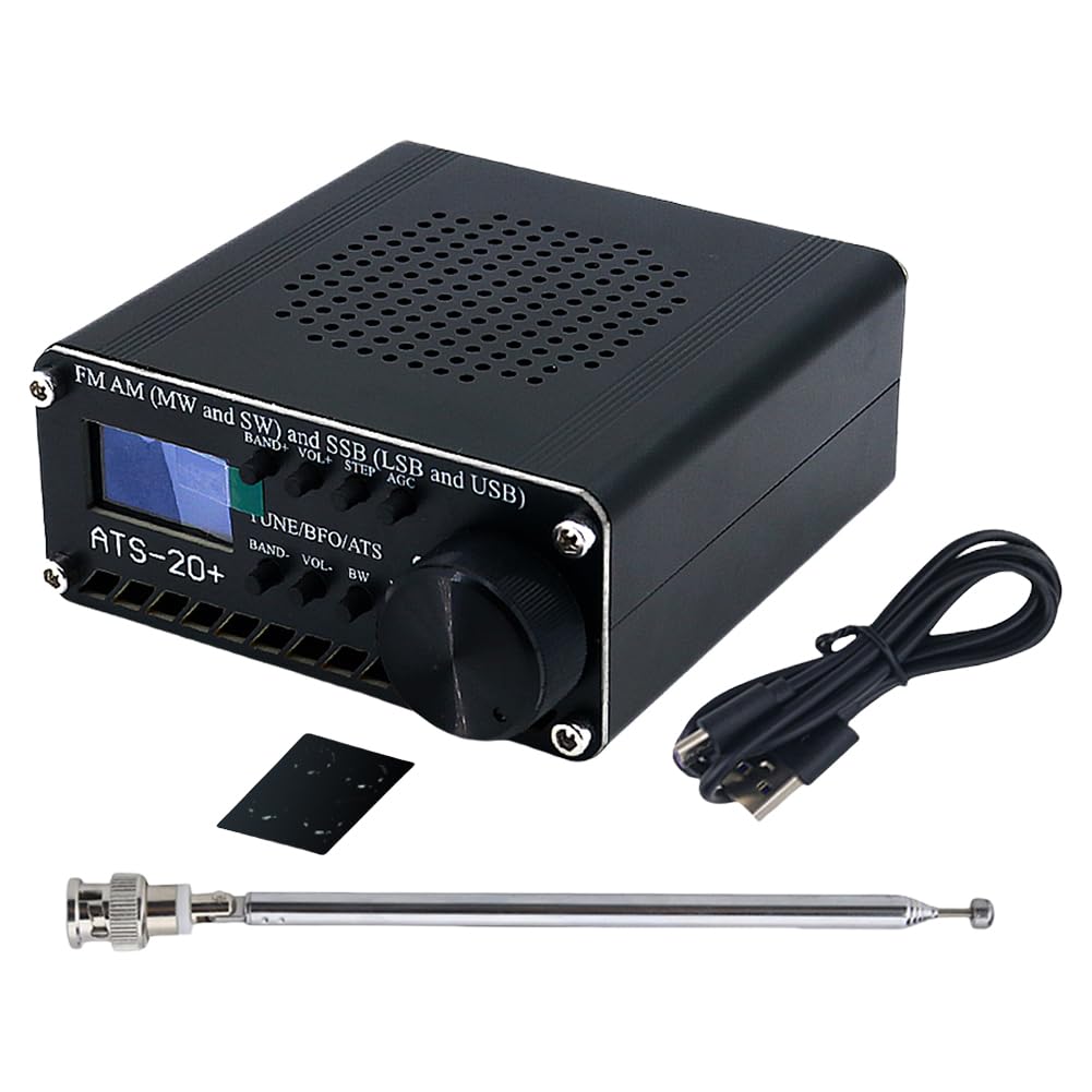 Professional ATS-20+ ricevitore OLED Screen World Band Ricevitore digitale FM Am MW SW LSB Ricevitore per escursioni in campeggio da viaggio