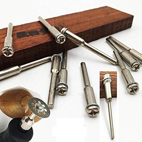 Image of DIY Crafts Design No # 9, Pack of 10 Pcs, Shank Arbor Cut-Off Wheel HSS Mandrel Holder Fit D (Design No # 9, Pack of 10 Pcs)
