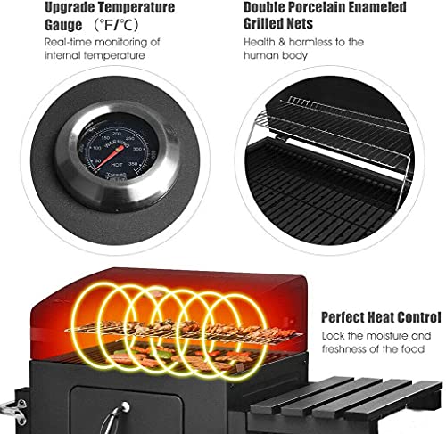 Przenośny grill Chal – wielofunkcyjny grill na świeżym powietrzu na letnie imprezy i gotowanie w ogrodzie – idealny na kemping i spotkania na podwórku