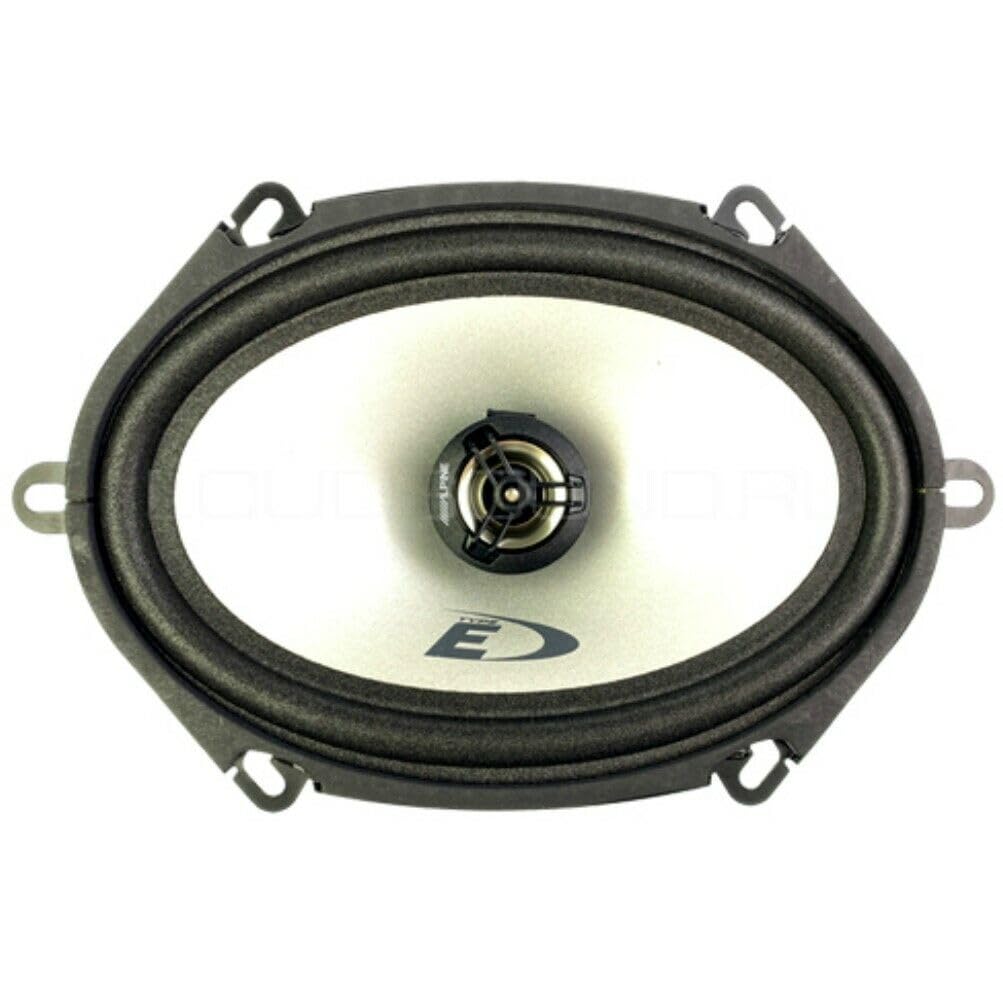 KIT SET PER ALPINE SXE-5725S 2 altoparlanti coassiali 2 vie ovali 5 x 7 13 x 18 cm 130 x 180 mm 35 watt rms 200 watt max 4 ohm, a coppia + viti di installazione e accessori
