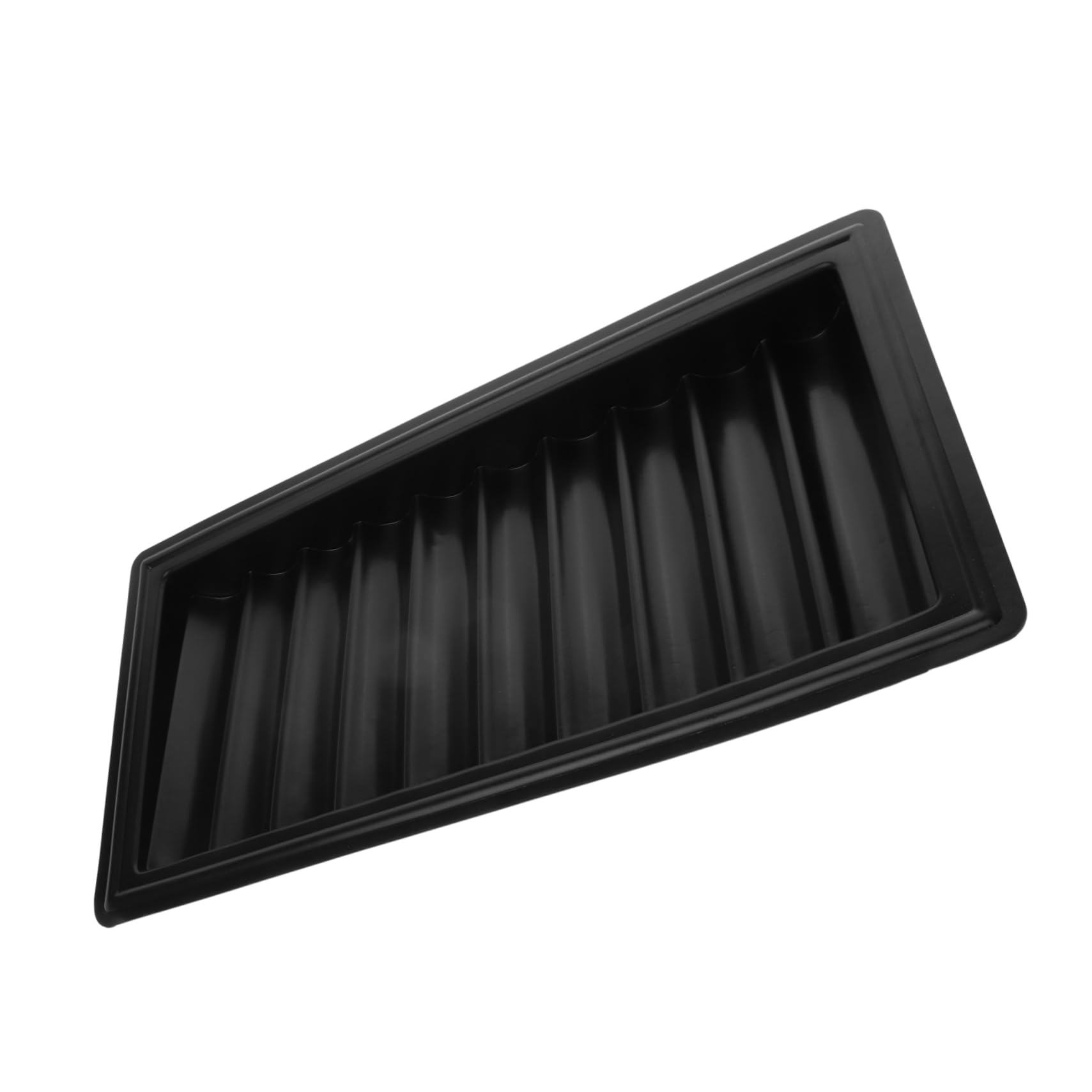 Yardwe Chip Box Chips Table Chip Storage Tray Poker Chip Tray for Table Game Poker Table Holder Greeting Display Case Party Dealer Transparent Organizer Trays Poker Supplies Acrylic Black