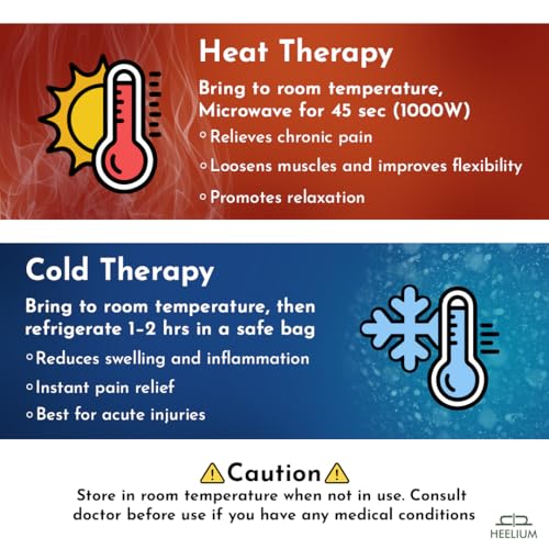 Image of HEELIUM Hot & Cold Therapy Socks for Foot Pain Relief | Reusable Gel Ice Pack Socks for Neuropathy & Plantar Fasciitis | Microwaveable & Freezable | Heel & Arch Pain - 2 Units (Both Legs)