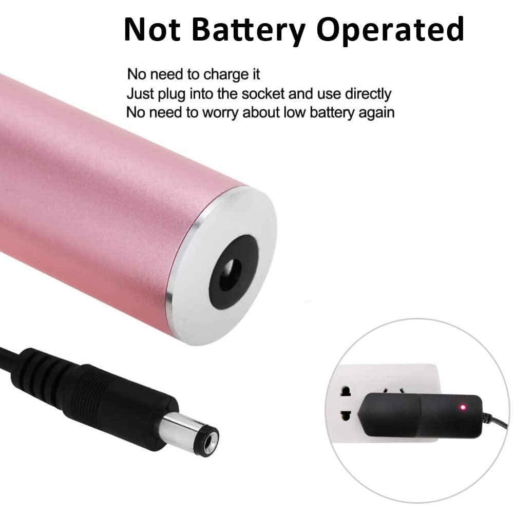 Electric Foot File Callus Remover for Feet, Adjustable Speed Foot Sander Grinder Professional Pedicure Tools for Dead Skin Heel Calluses with Replaceable Sandpaper Discs (Upgraded FCR-1 Pink)