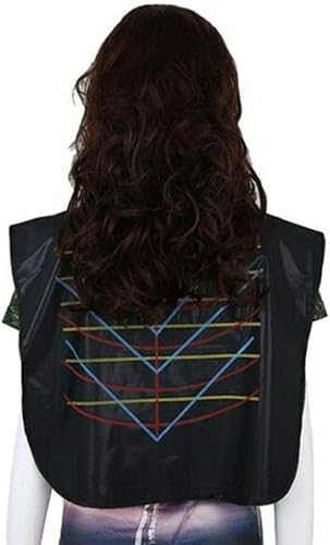 Capa profesional de salón impermeable para peluquería cuello de corte estilista cubierta magnética peluquería champú tinte para el cabello chal