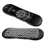 Mando a Distancia con Teclado retroiluminado Voice Air 2,4 GHz, Mando a Distancia para TV con...