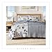 Navy Coastal Quilt Bedding Set, Summer Coastal Quilt with Shams, Beach 3-Piece Reversible All Season Bedspread Quilt Set. Lightweight Nautical Quilted Coverlet. Catalina Collection, Navy.